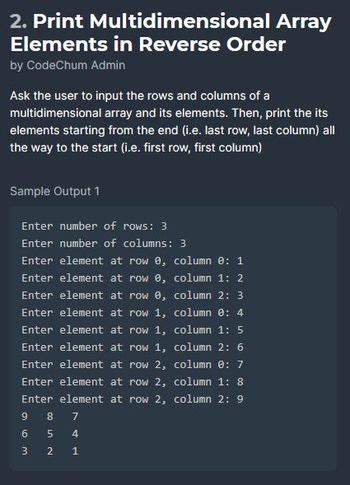 Image result for Output Elements in Reverse Order Java