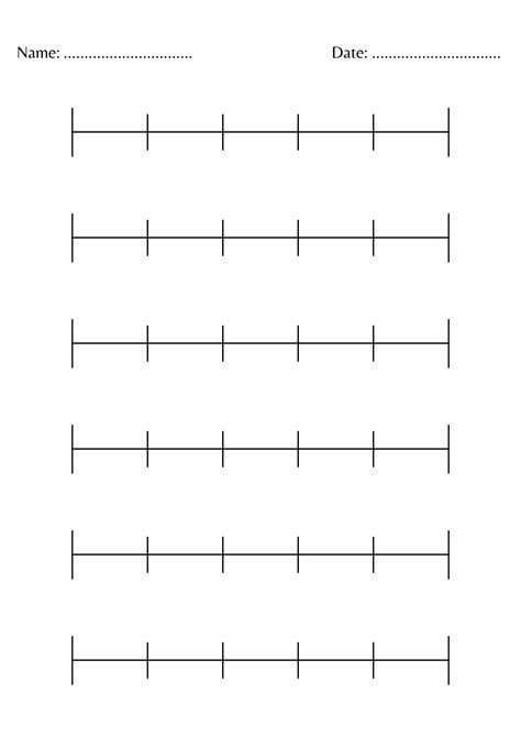 Image result for Empty Number Line Worksheet