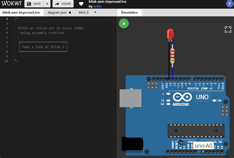 Toradh íomhá ar Arduino Forum Simulator