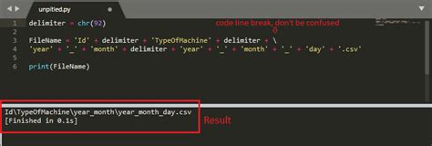 Python Operator Backslash に対する画像結果