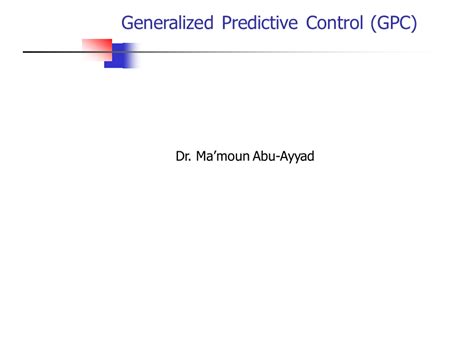 Image result for Generalized Predictive Control