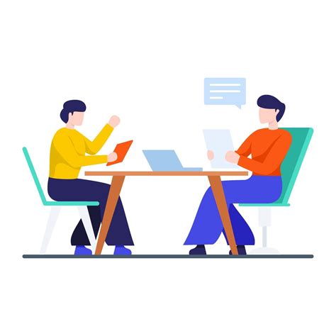 Résultat d’images pour Job Interview Conversation Vector Images