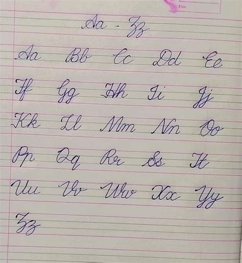 Image result for How to Write the Cursive Alphabet