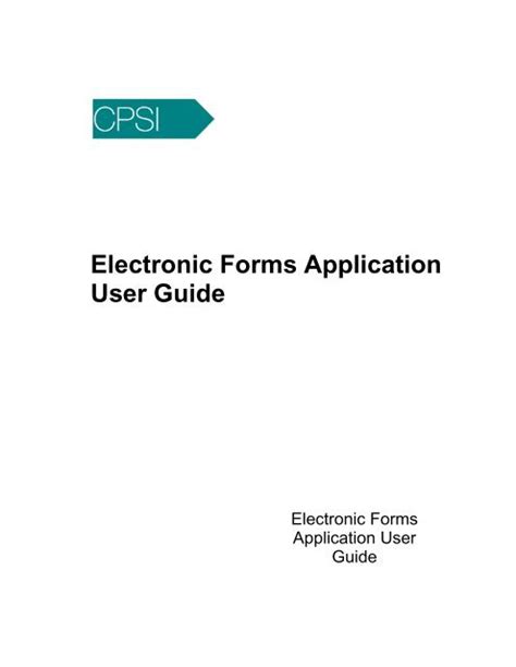 Electronic Forms App-க்கான படிம முடிவு