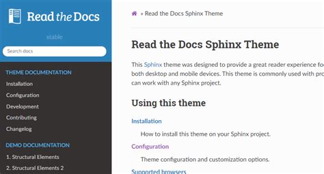 Image result for Python-Sphinx Document Templates