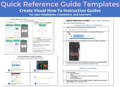 Image result for Free Quick Reference Guide Templates