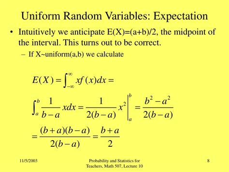 Image result for Variance of Uniform Random Variable