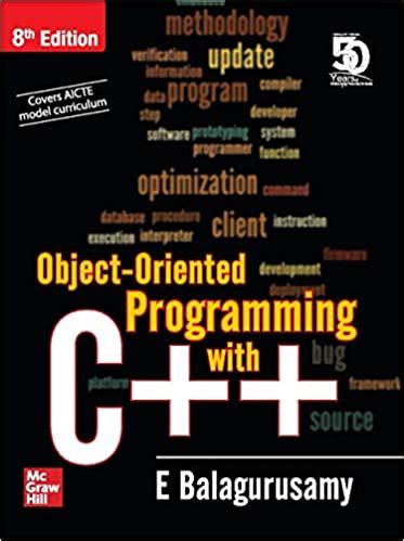 Afbeeldingsresultaten voor Object-Oriented Programming C++ Balagurusamy PDF