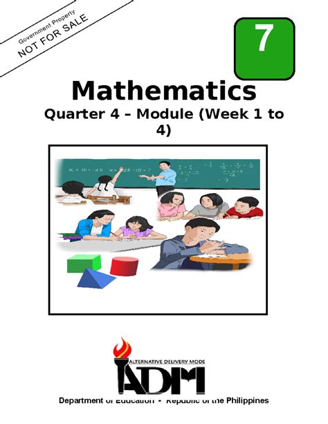 Image result for Math 7 Quarter 4 Module 3