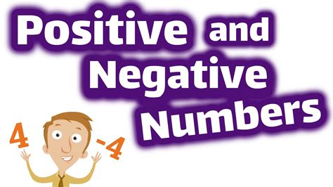 Image result for Understanding Positive and Negative Numbers