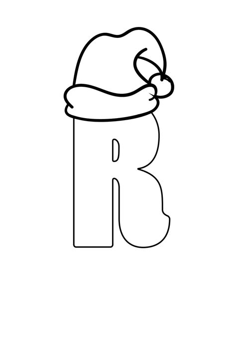 Image result for Printable Bubble Letter R