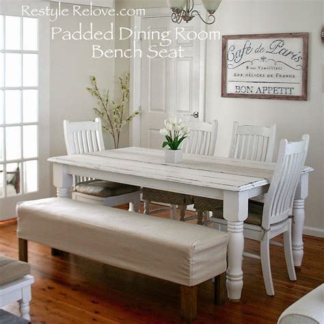 Image result for Padded Dining Table Bench