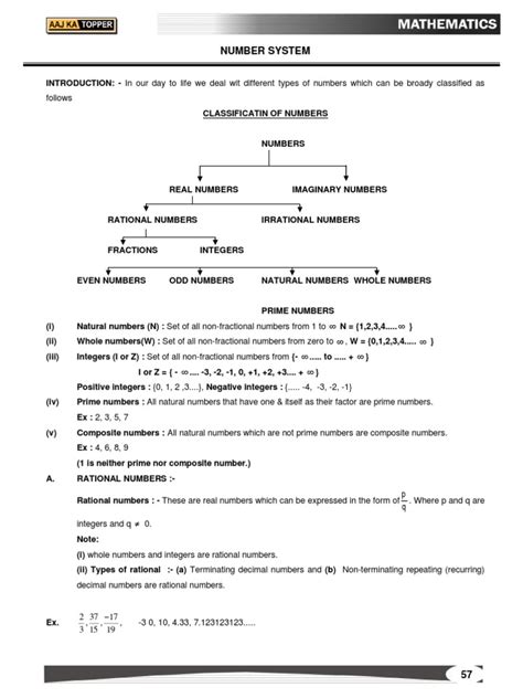 Image result for Number System Chart Printable