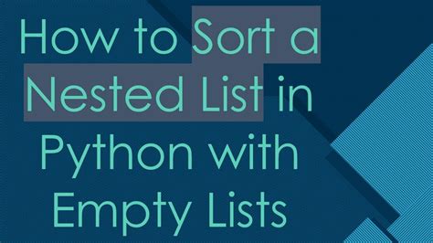 Image result for Nest List Python