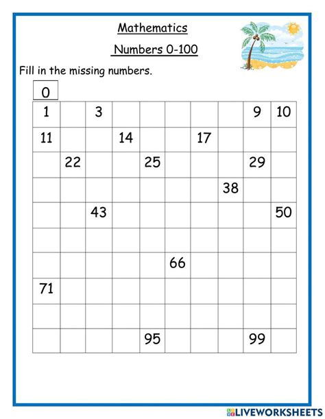 Free Number Grid Puzzles Worksheet - Free Worksheets ... - Worksheets ...