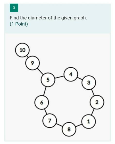 Image result for Diameter of a Path Graph