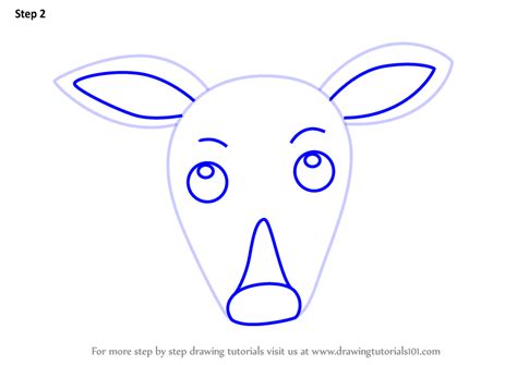 Toradh íomhá ar Fawn Face Drawing