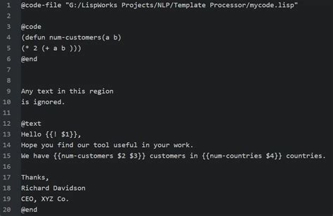 Image result for Template Based Text File with Variables