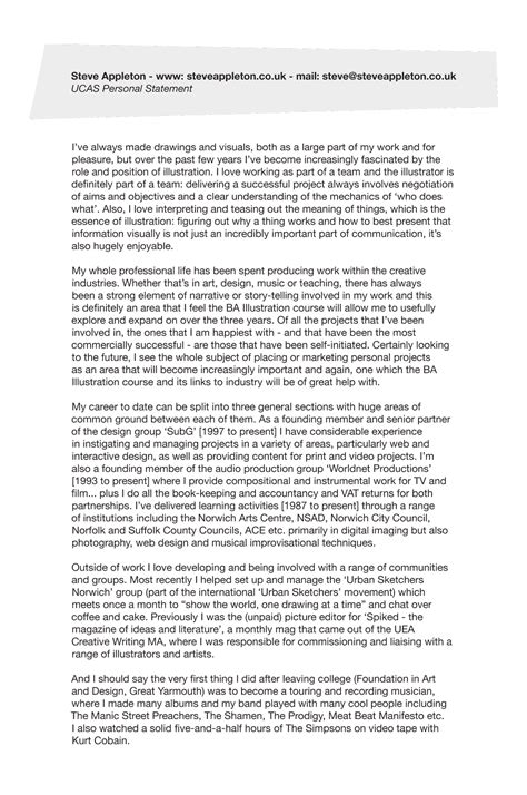 UCAS Personal Statement Examples に対する画像結果