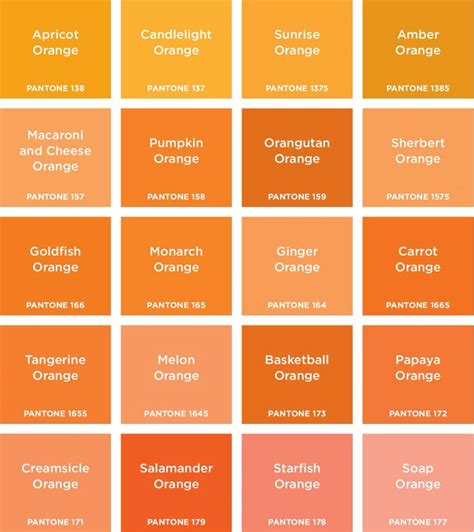 Shades Of Orange Color Schemes – Warehouse of Ideas