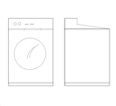 Image result for Washing Machine Plan CAD Block