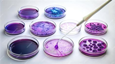 Diagram showing gram staining microbiology lab technique steps ...