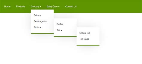 Drop-Down Menu Using HTML and CSS に対する画像結果