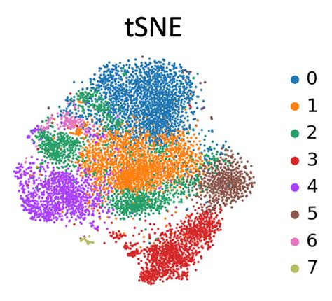 Toradh íomhá ar Tsne SciPy