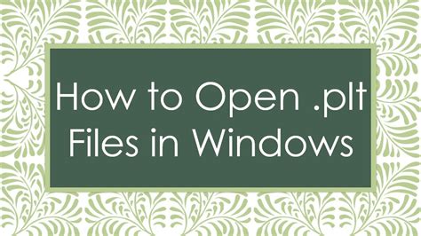 Image result for Open PLF File