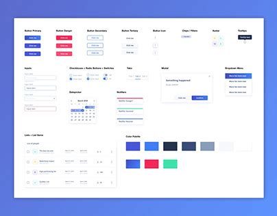 نتيجة الصورة لـ Website Component Library