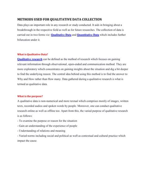 Image result for Qualitative Research Data Collection Methods