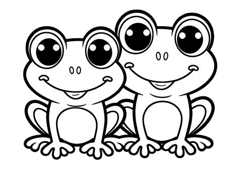 Afbeeldingsresultaten voor Frog Coloring Pages PDF