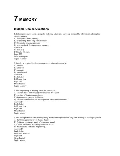 Example 7 of Memory に対する画像結果