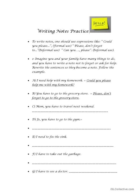 Image result for Note Writing Activities