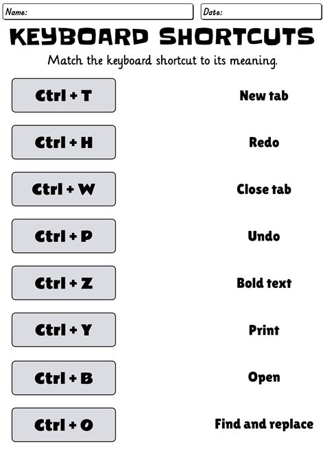 Image result for Computer Keyboarding Worksheets