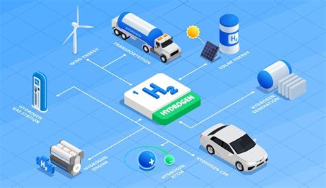 Toradh íomhá ar Hydrogen Fuel Cell Symbol