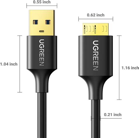 Toradh íomhá ar Long USB B Connector