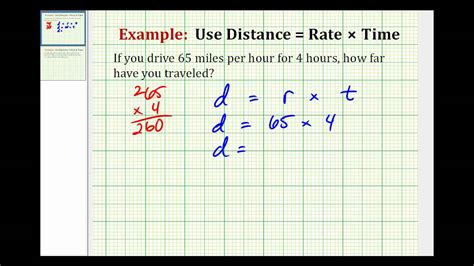 Toradh íomhá ar Distance Rate Time Word Problems 7th Grade