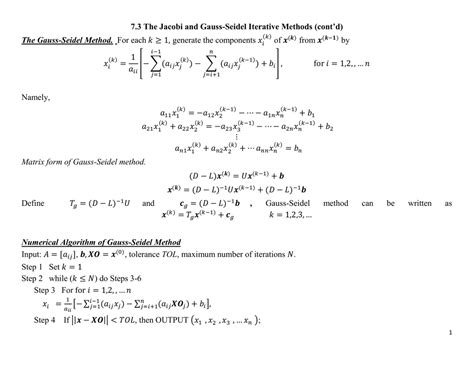 Image result for Gauss-Seidel Method with Example