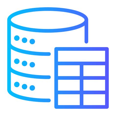Toradh íomhá ar Database Table Icon