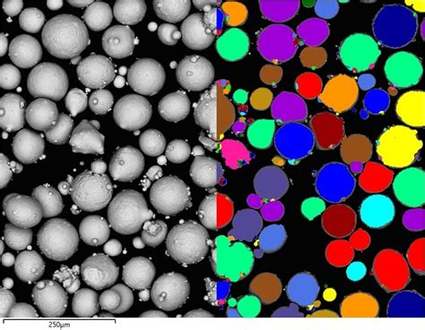 Toradh íomhá ar Particle Size Microscope