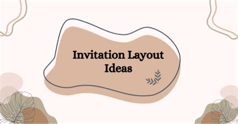 Image result for Layout Invtation