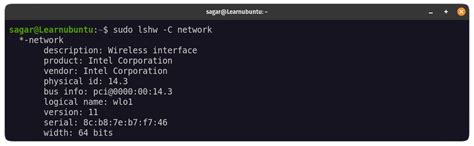 Toradh íomhá ar Ubuntu Network Identity UI
