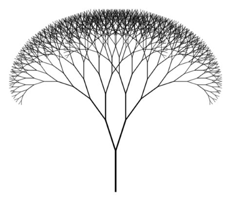 Image result for Fractal Trees Generated by Mathematical Algorithm