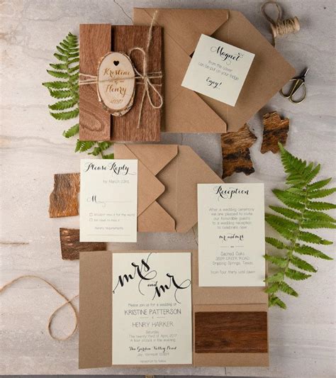 Image result for Rustic Wedding Invitations
