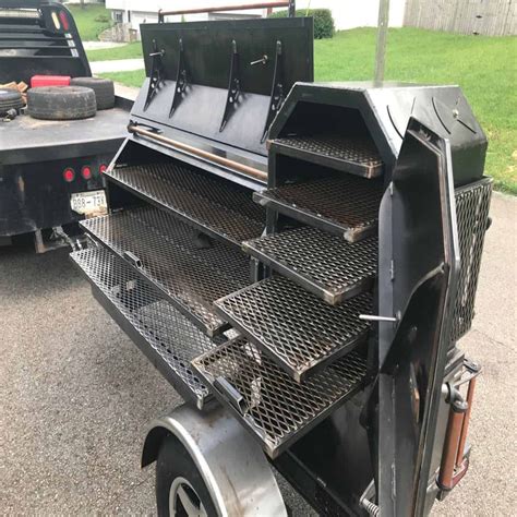 Image result for How to Build Barbecue Smoker Trailer