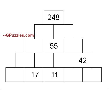 Afbeeldingsresultaten voor Math Pyramid Puzzle