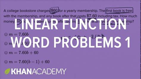 Image result for Linear Function Problems with Answers