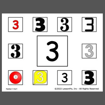 Image result for Number 3 Sort