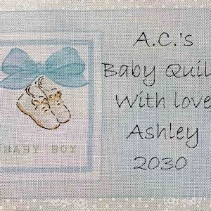 Baby Boy Quilt Labels に対する画像結果
